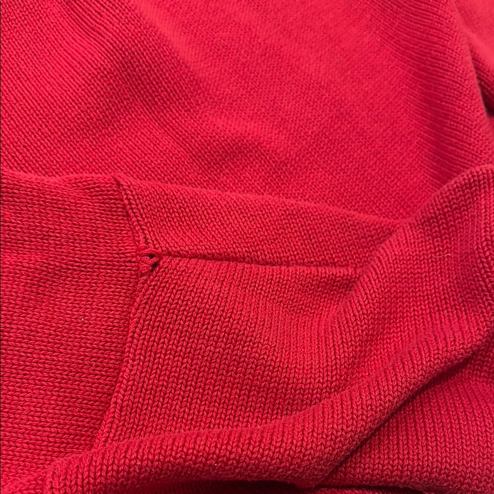Red Sweater with Star Pattern - Picture 5 of 5